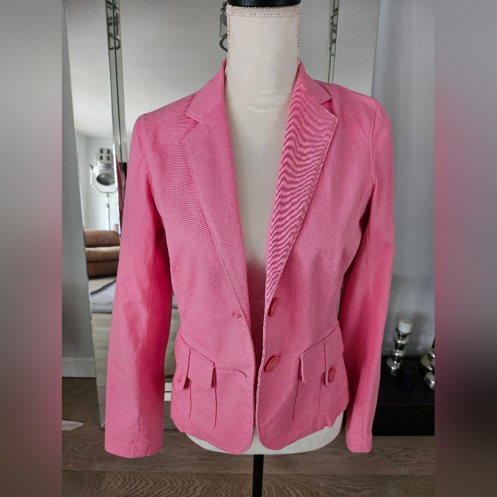 VTG Petite Pink Jones Country Blazer Sz PS